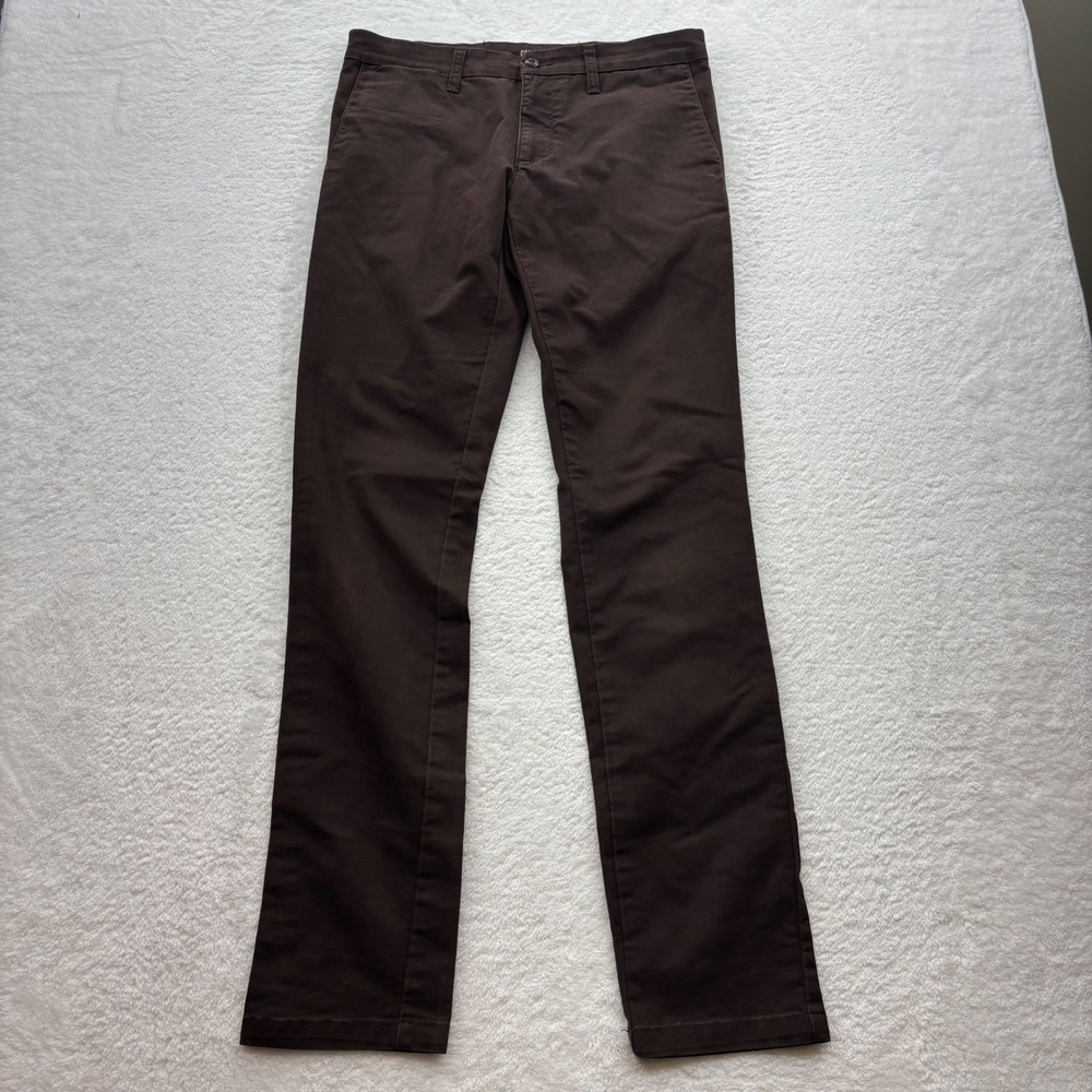 Carhartt WIP Sid Pant Mens 32x36 Brown Slim Tapered Chino Trousers
